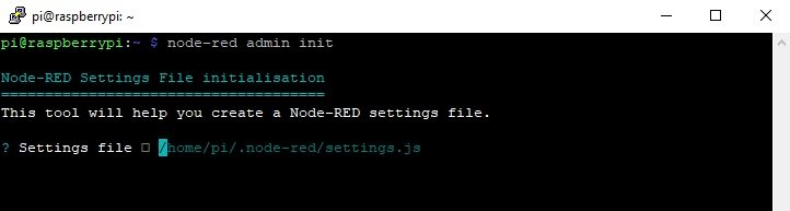 configure Node-RED on raspberry pi