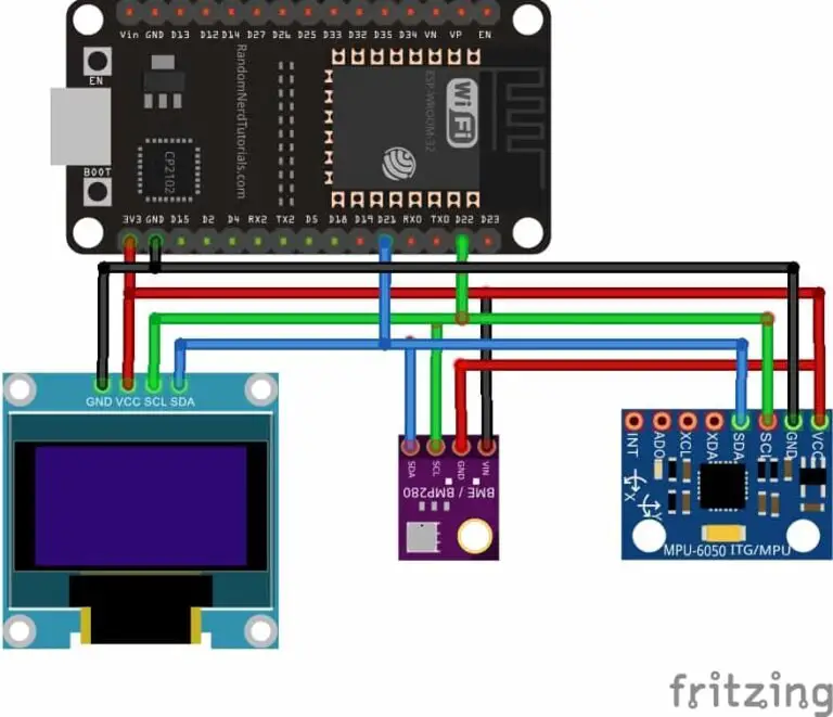 ESP32 I2C Communication Set Pins, Multiple Devices Interfaces and ...