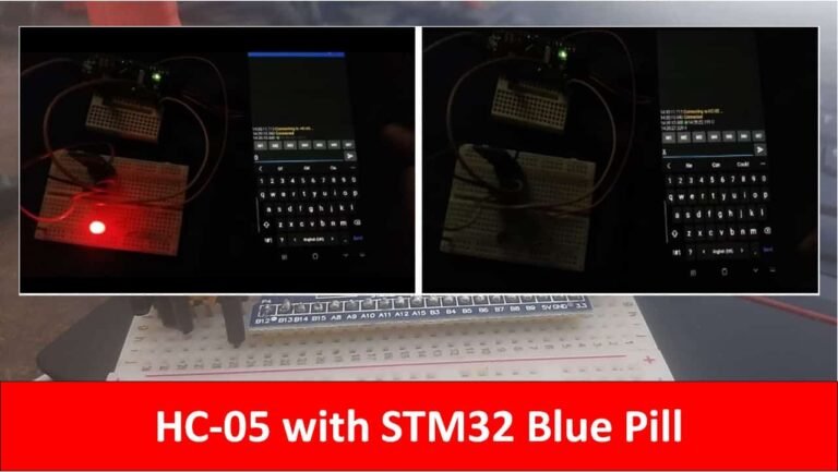 Hc Bluetooth Module With Stm Blue Pill Stm Cubeide