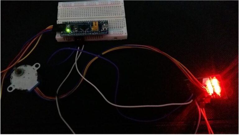 STM32 Stepper Motor with ULN2003A motor driver and stepper motor