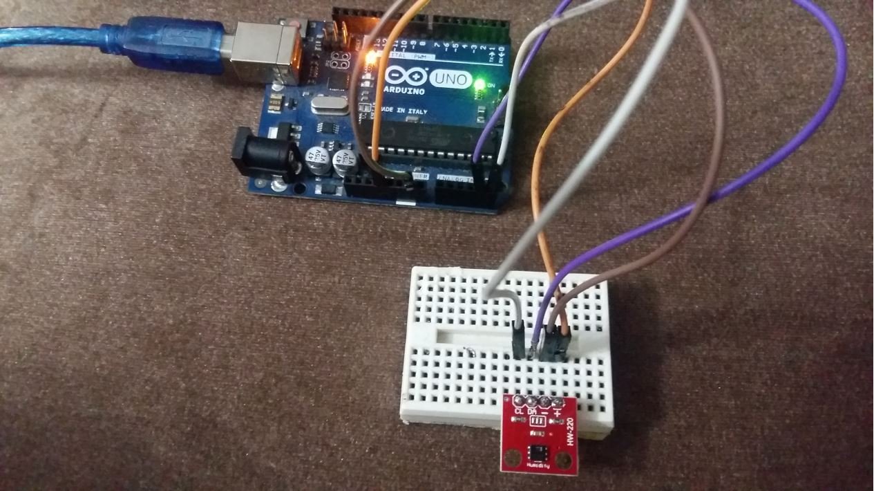 Interface HTU21D Temperature & Humidity Sensor with Arduino