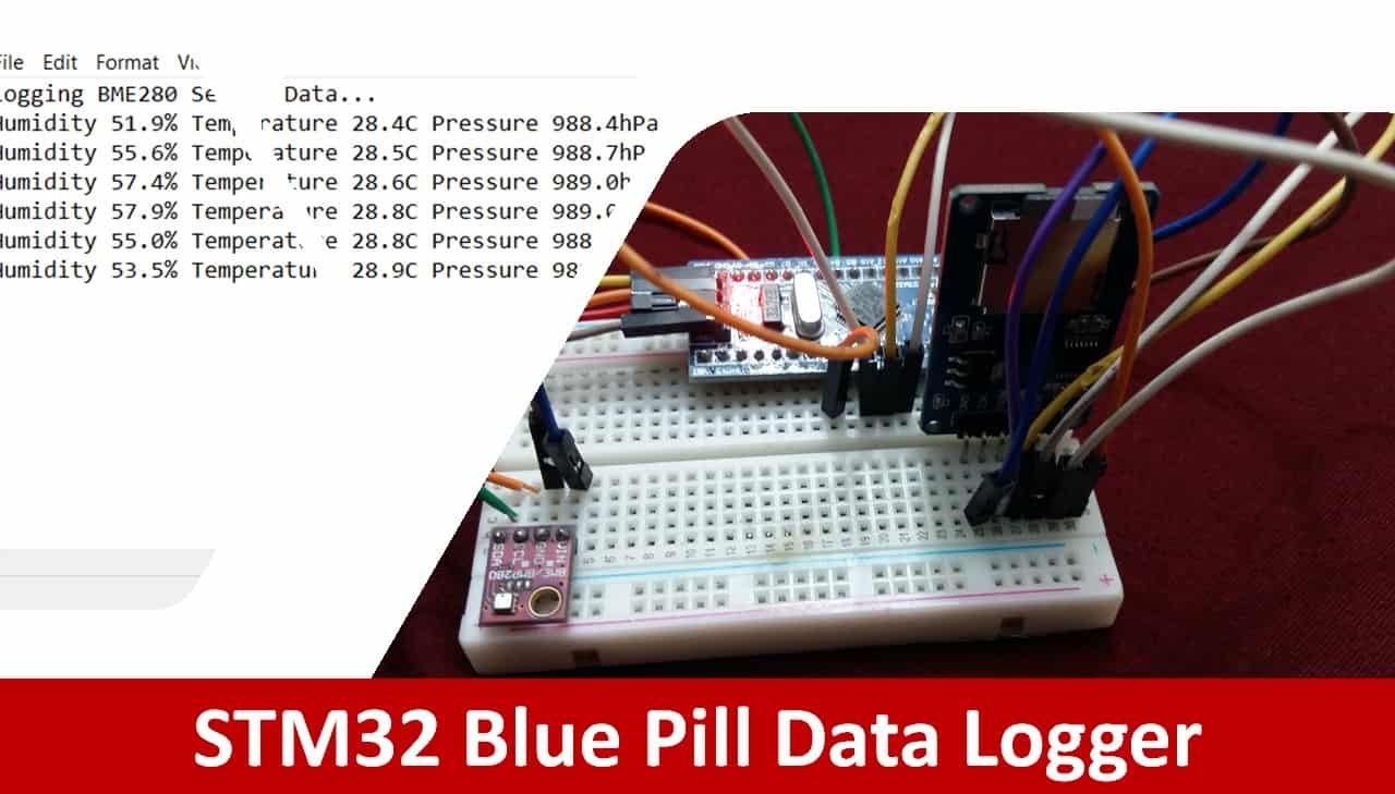 STM32 Blue Pill BME280 Data Logger with STM32CubeIDE