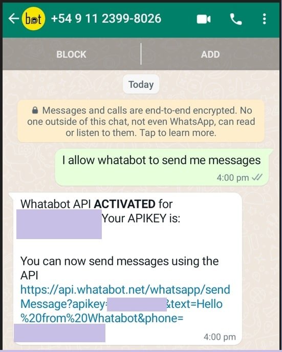 ge api key from whatabot whatsapp api