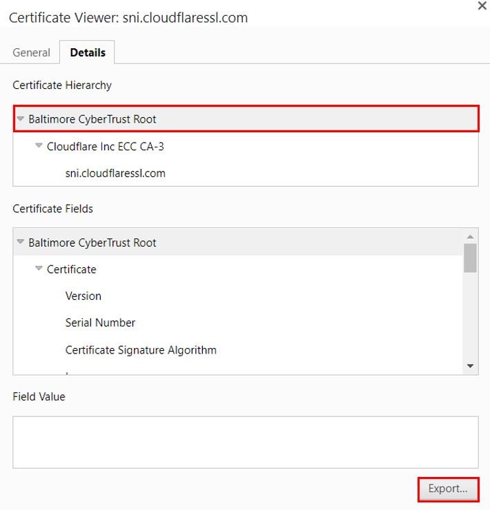 Obtain server's certificate 4