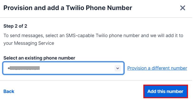 Set up Programmable Messaging Service in Twilio 3