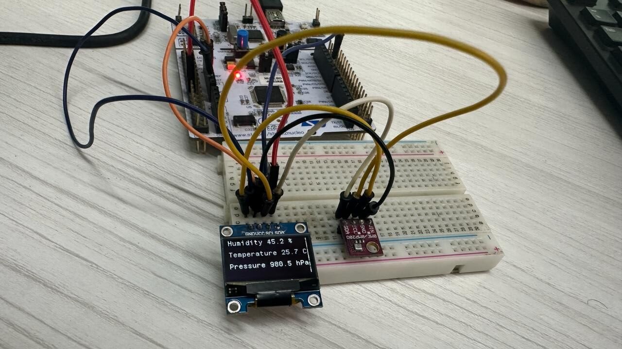 BME280 STM32 Nucleo HAL libraries