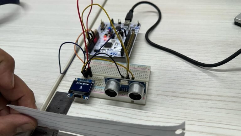 HC-SR04 Ultrasonic Sensor with STM32 Nucleo STM32CubeIDE