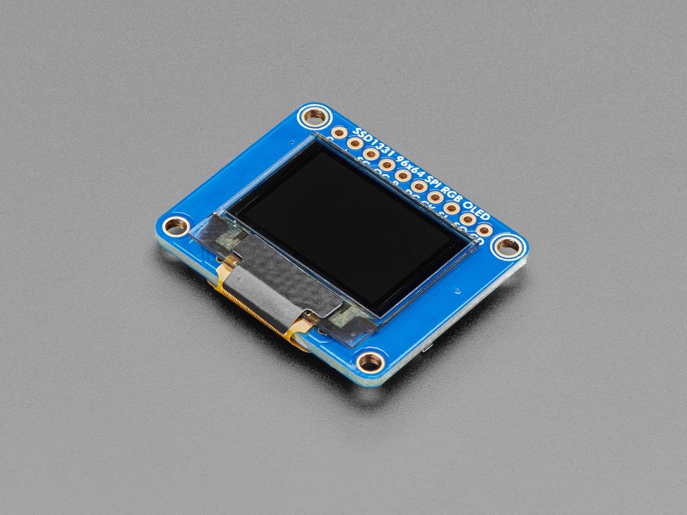 0.95 inch SSD1331 compact full-color OLED display module 96x64 SPI