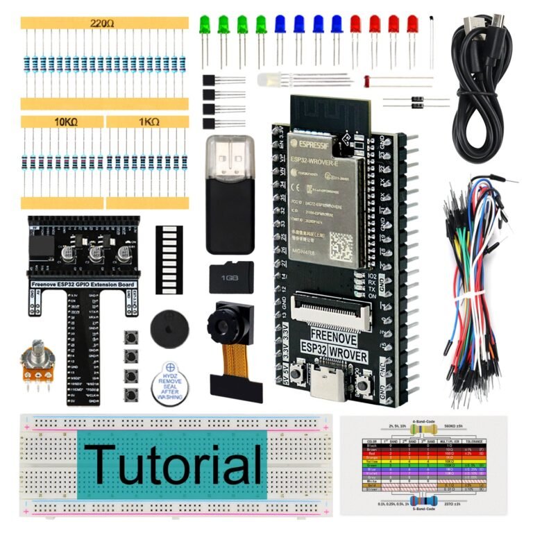 Freenove Basic Starter Kit for ESP32-CAM with OV2640 camera and tutorial