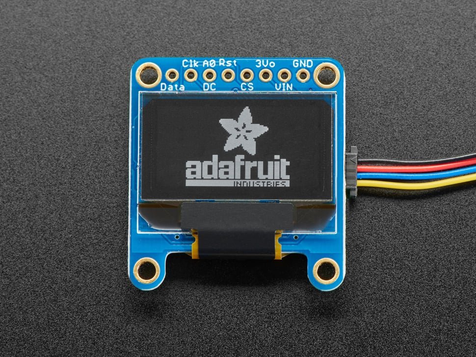 Adafruit Monochrome 0.96 inch 128x64 OLED graphic display with STEMMA QT connectors