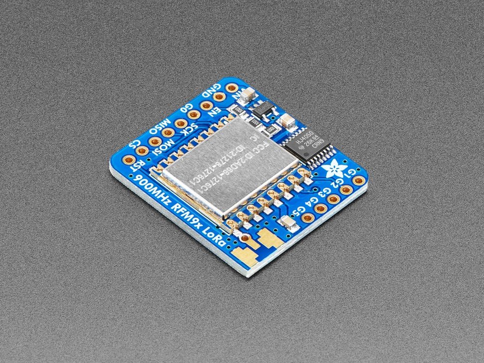 Adafruit RFM95W LoRa radio transceiver breakout board SX1276 868 or 915 MHz