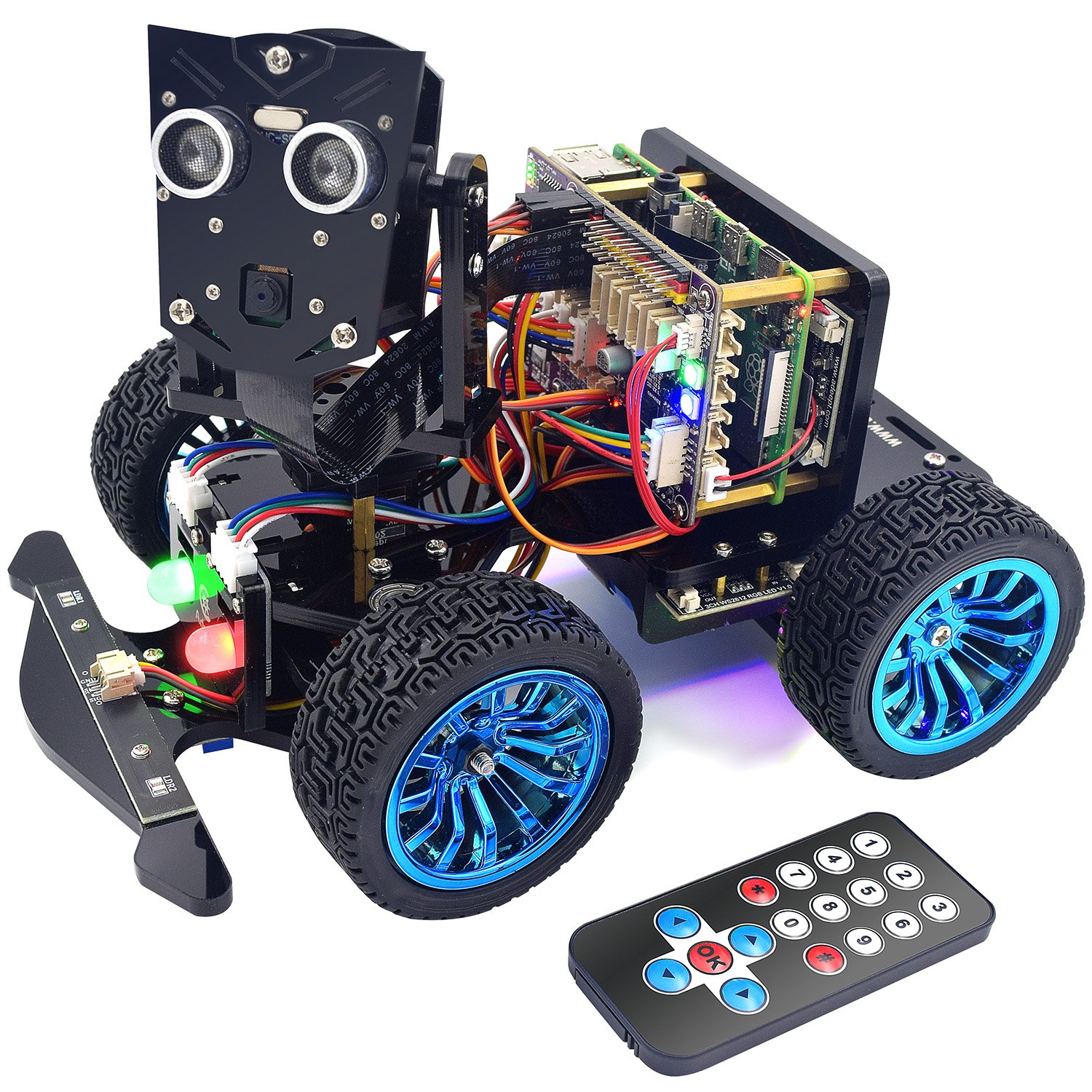 Adeept Mars Rover PiCar-B Raspberry Pi robot car with camera and pan-tilt head