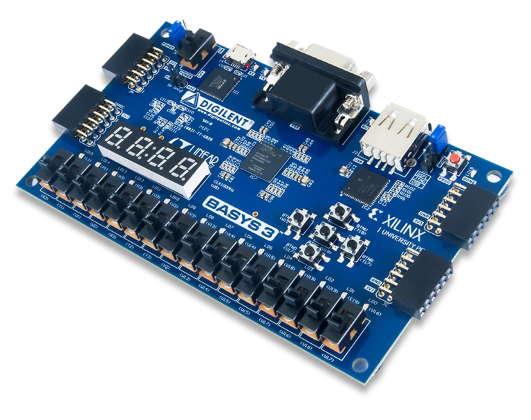 Digilent Basys 3 Artix-7 FPGA trainer board for beginners