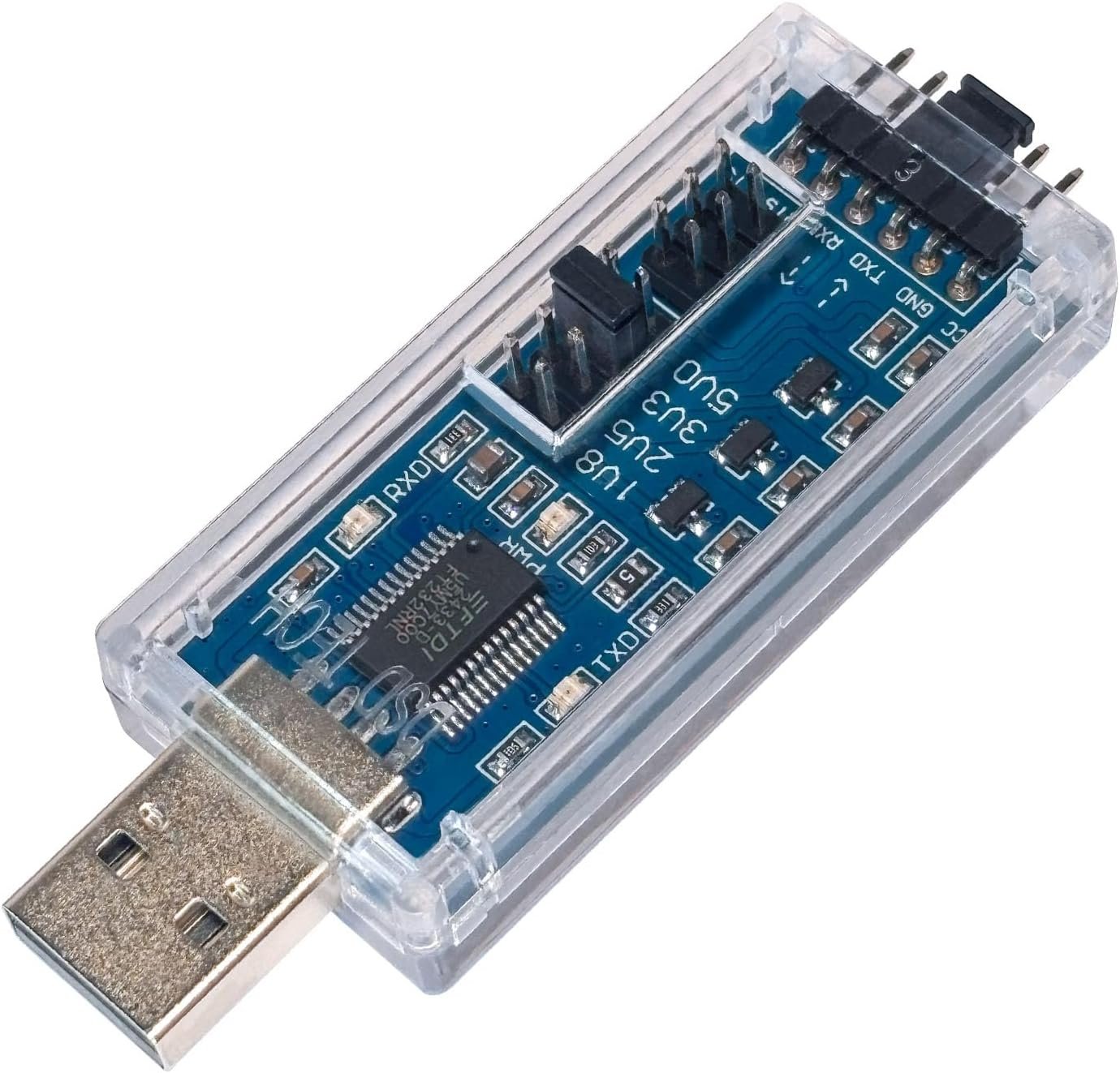 DSD TECH SH-U09C5 USB to TTL FTDI FT232RL adapter with selectable voltage