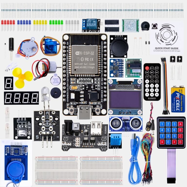 ELEGOO 3-Pack ESP32 Development Board USB-C with WiFi and Bluetooth