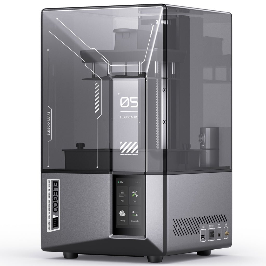 Elegoo Mars 5 Ultra 9K resin 3D printer for fine-detail parts