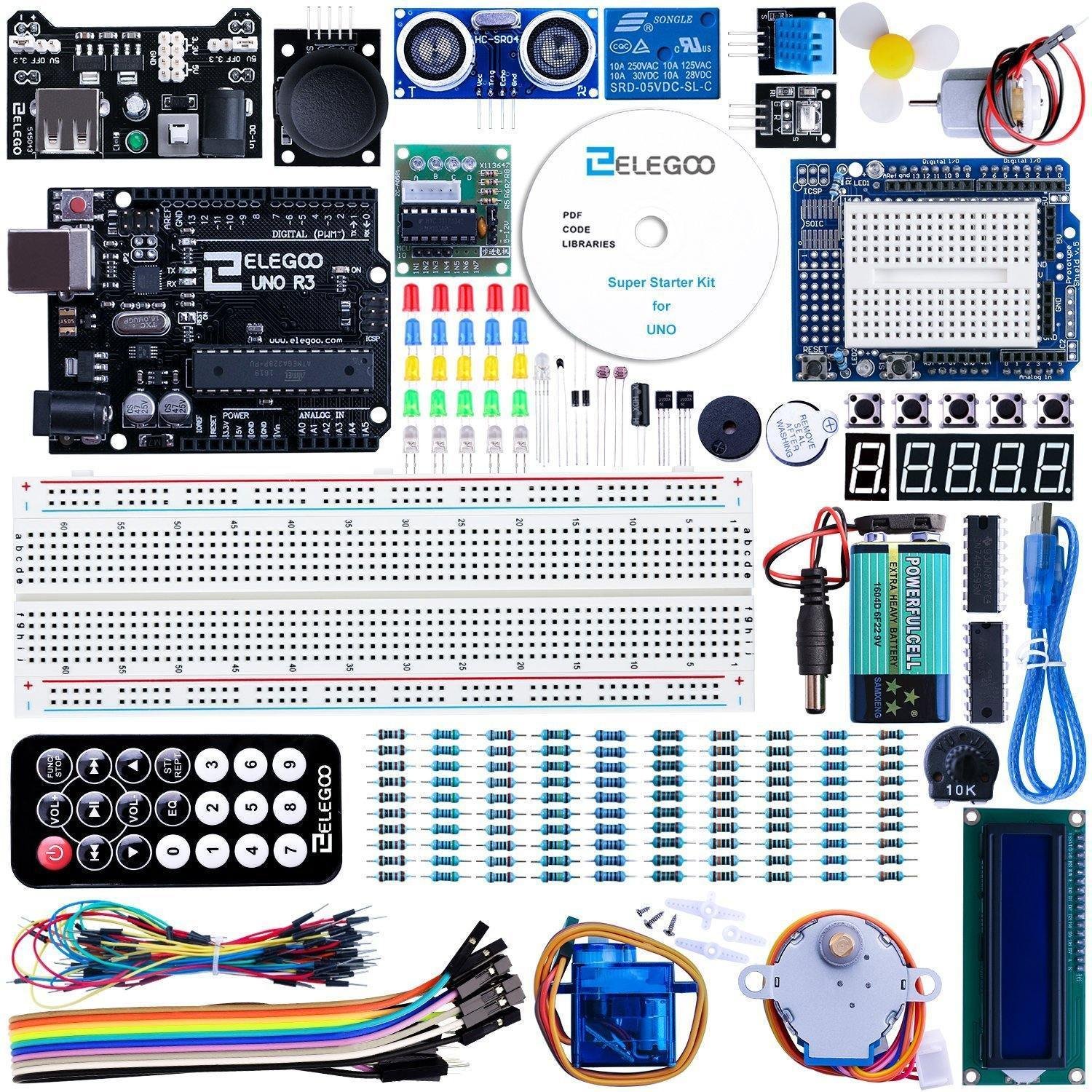ELEGOO UNO R3 Super Starter Kit for Arduino beginners