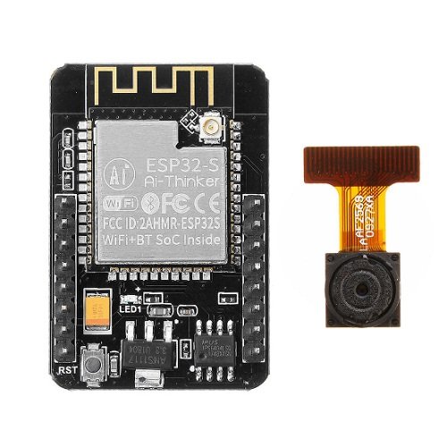 ESP32-CAM WiFi Bluetooth module with OV2640 camera front view