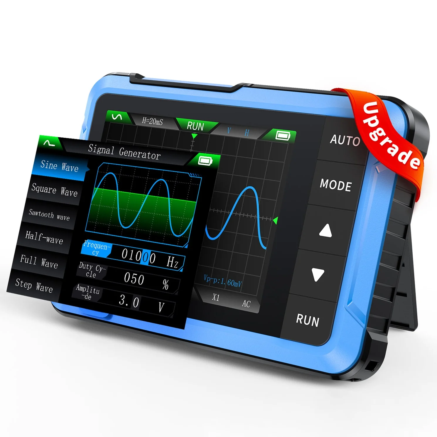 FNIRSI DSO-510 10MHz handheld oscilloscope with DDS signal generator