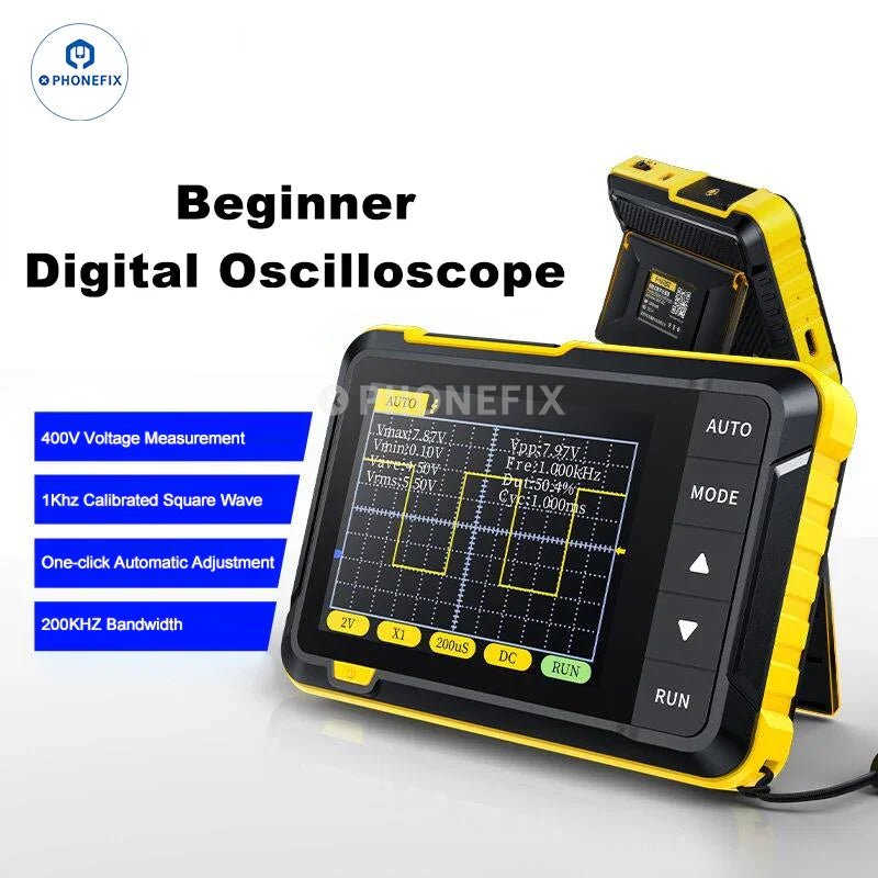 FNIRSI DSO153 pocket oscilloscope with DDS signal generator