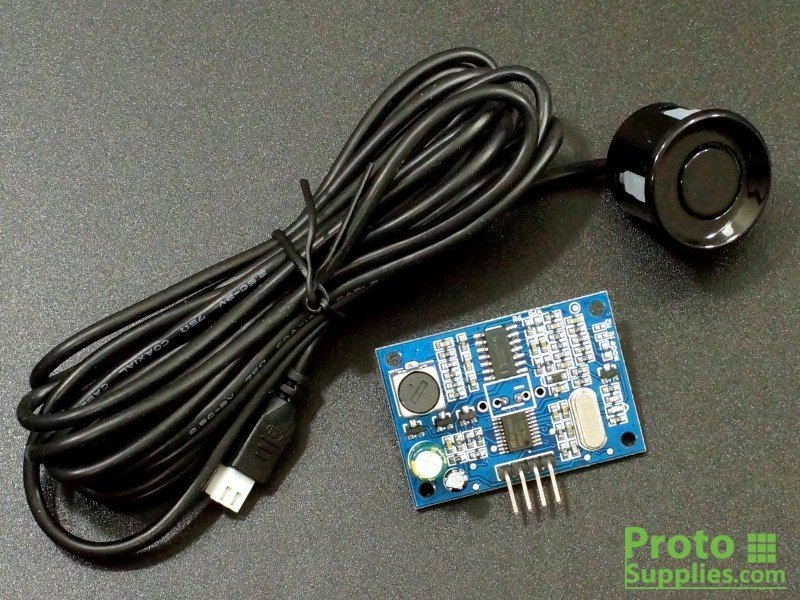 JSN-SR04T waterproof ultrasonic sensor with separate transducer
