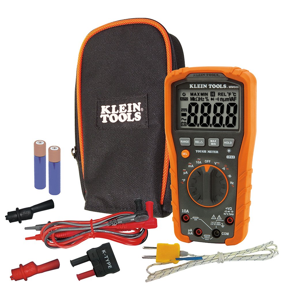 Klein Tools MM600 rugged auto-ranging multimeter