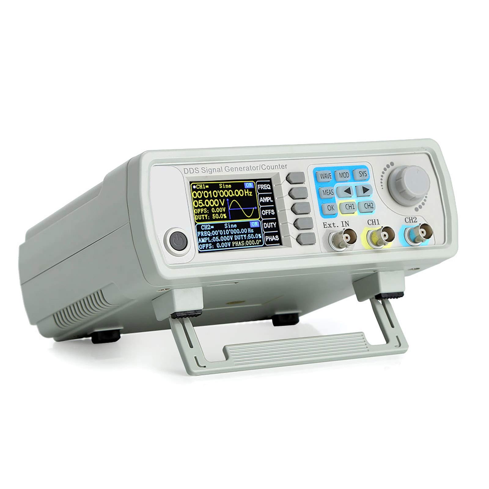 Koolertron upgraded 15MHz dual-channel DDS signal generator counter