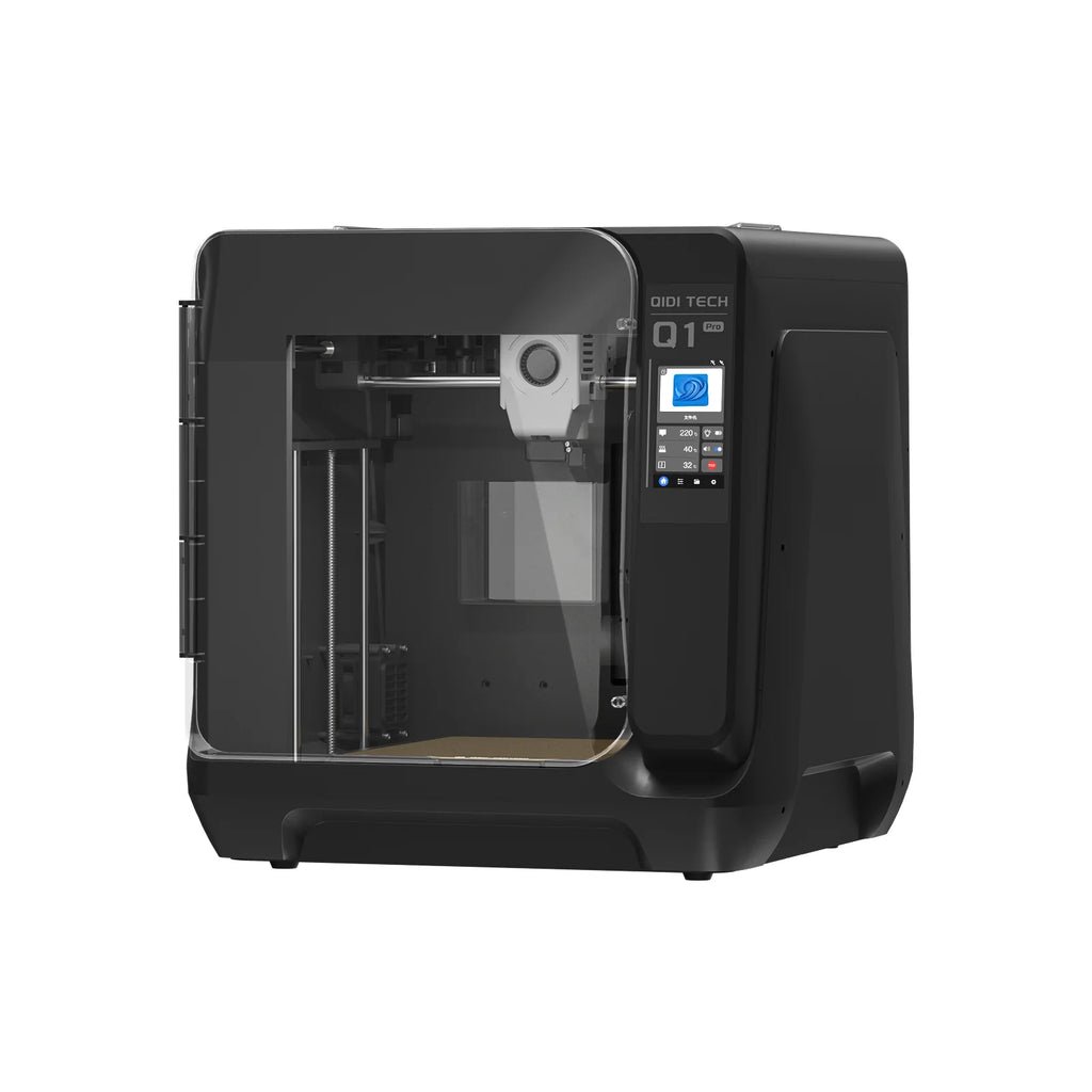 QIDI Q1 Pro enclosed CoreXY 3D printer with active heated chamber for ABS prototyping