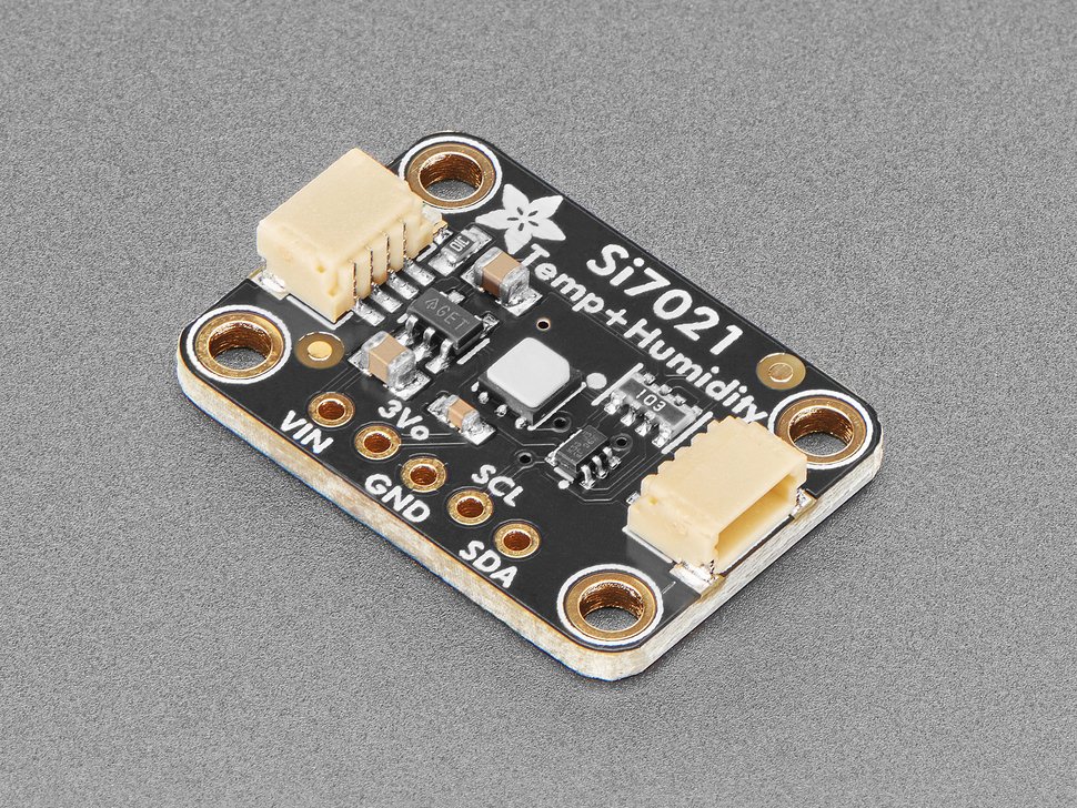 Adafruit Si7021 low power I2C temperature and humidity sensor breakout