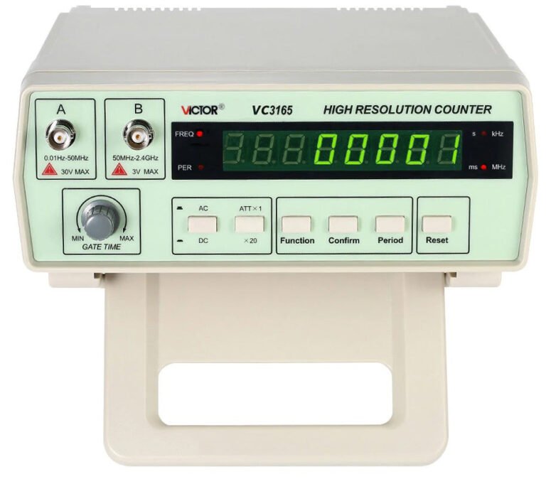 VICTOR VC3165 benchtop frequency counter 0.01Hz to 2.4GHz with 8-digit LED display