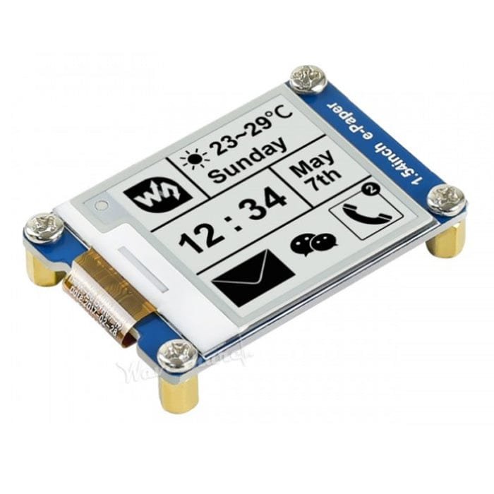 Waveshare 1.54 inch e-paper display module 200x200 SPI