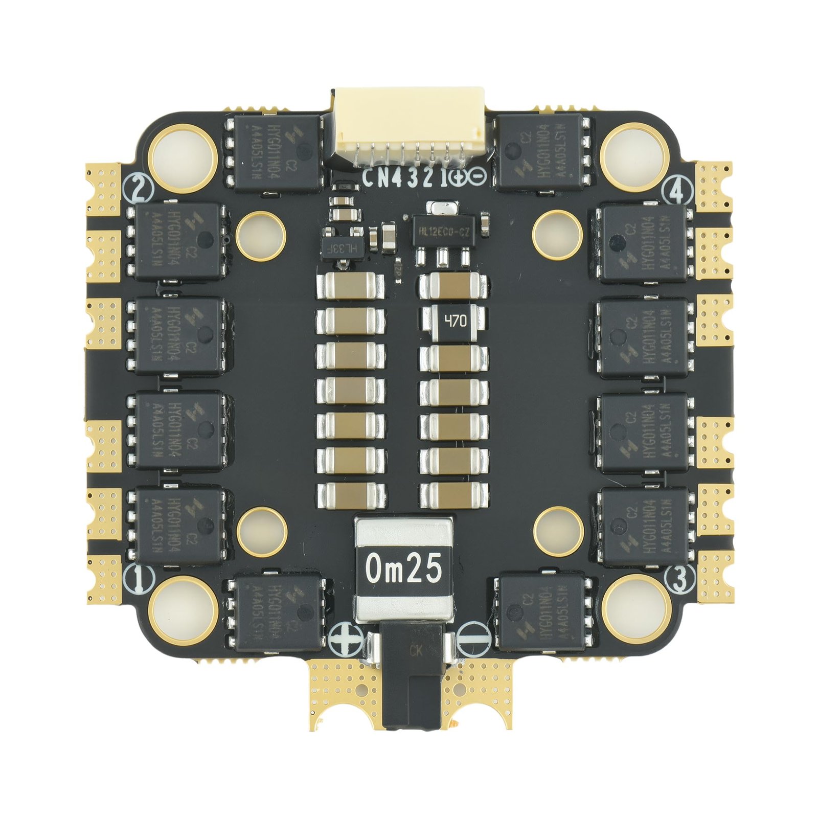 45A 4-in-1 BLHeli_S 30x30 ESC for budget FPV freestyle racing drone