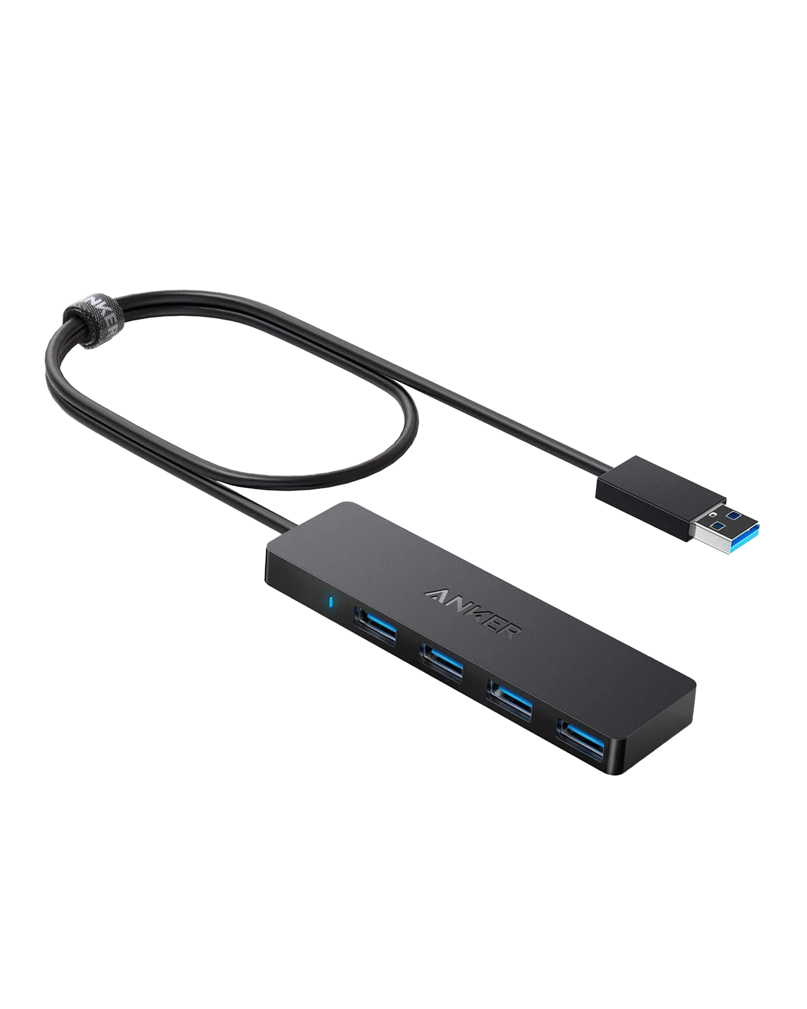 Anker ultra slim 4-port USB 3.0 data hub with 2ft cable for Raspberry Pi