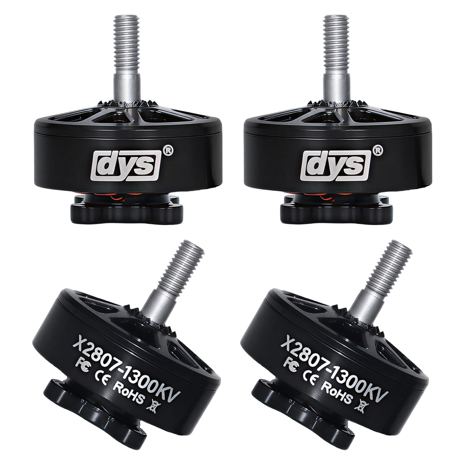 DYS X2807 1300KV 6S brushless motor for 7 inch long range FPV drone