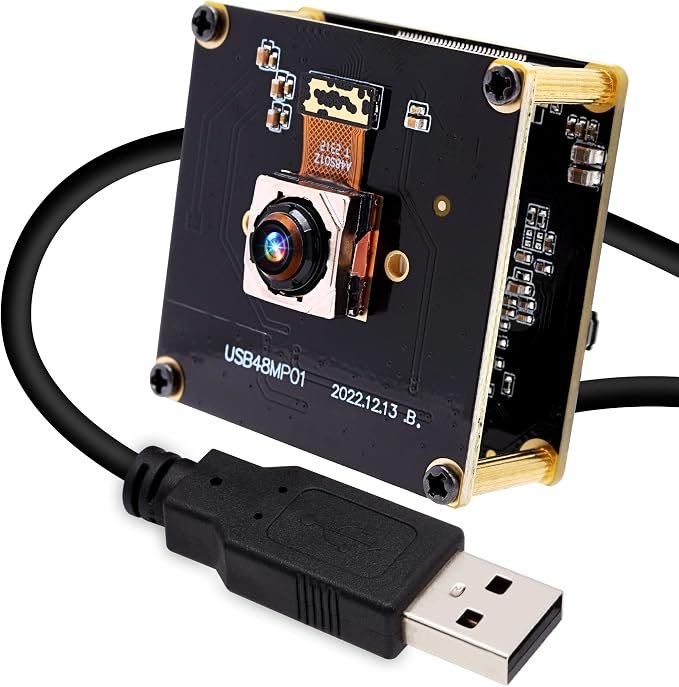 ELP 48MP fast autofocus USB camera module for high resolution inspection