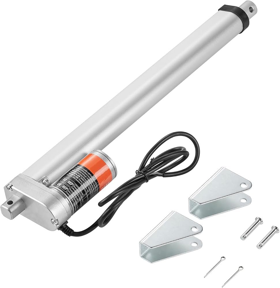 Happybuy 12V linear actuator 12 inch 330 lbs 1500N with IP54 protection