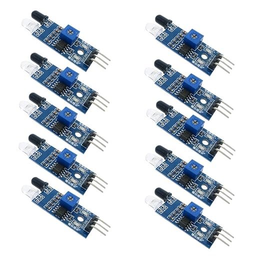HiLetgo 10pcs IR Infrared Obstacle Avoidance Sensor Module 3-Wire Arduino