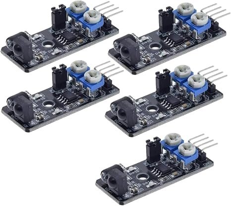 HiLetgo 5pcs 4-Pin IR Infrared Obstacle Avoidance Sensor Module Smart Car Robot