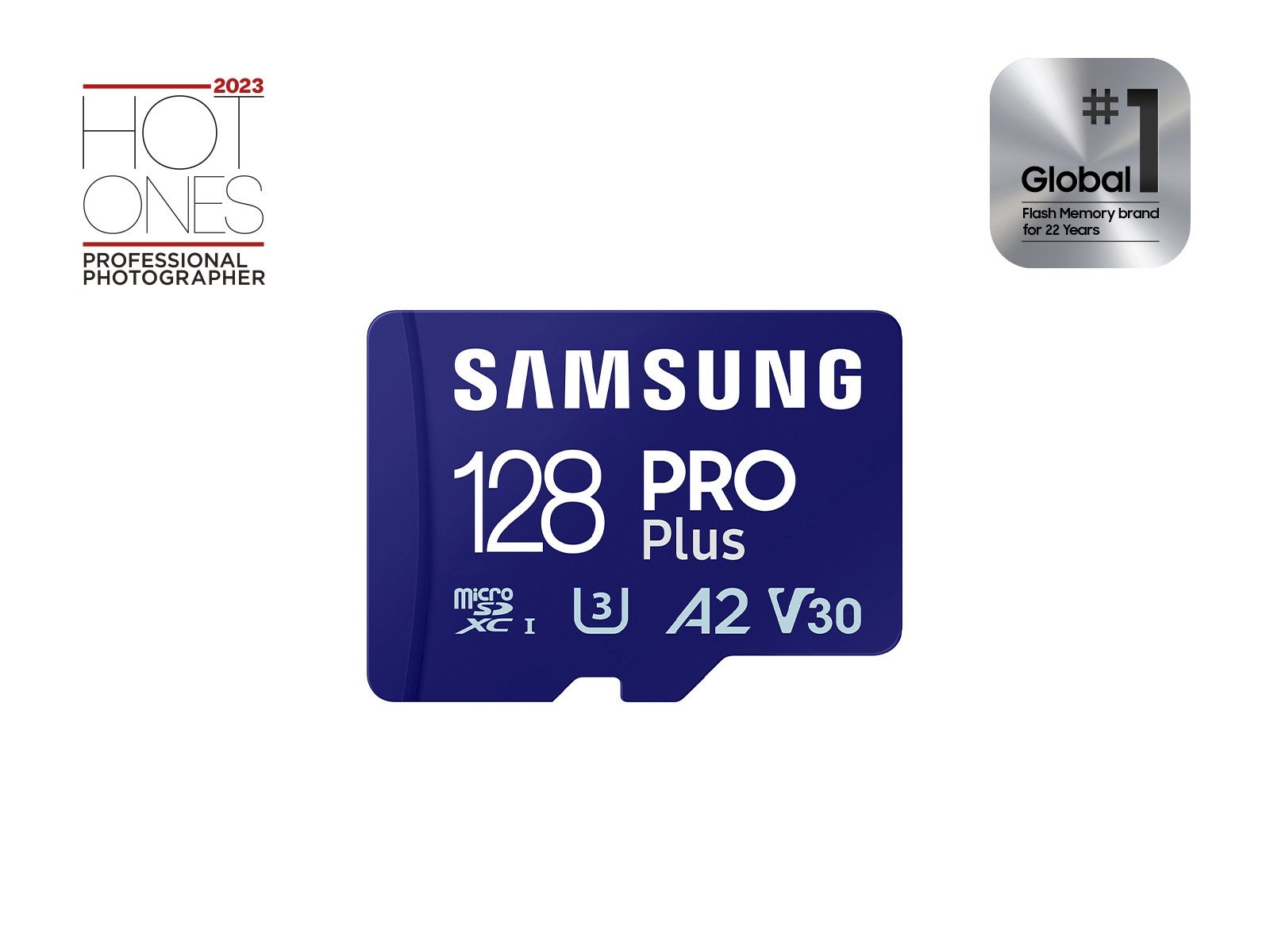 Samsung PRO Plus 128GB microSDXC 180MB/s card for Raspberry Pi
