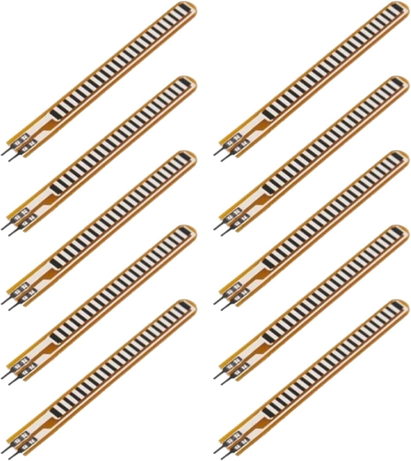 Wuden 10 pack 2.2 inch flex bend sensors for gloves and prototyping