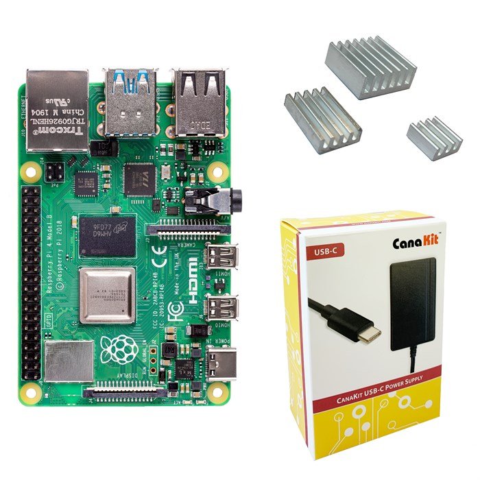 CanaKit Raspberry Pi 4 4GB Basic Kit with PiSwitch for a budget Home Assistant server