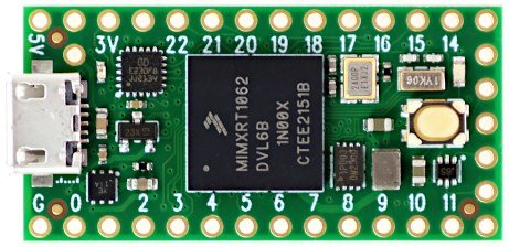 Teensy 4.0 iMXRT1062 600 MHz microcontroller development board without pins