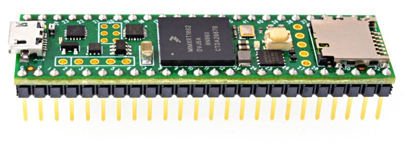Teensy 4.1 development board with pre-soldered header pins, 600 MHz ARM Cortex-M7