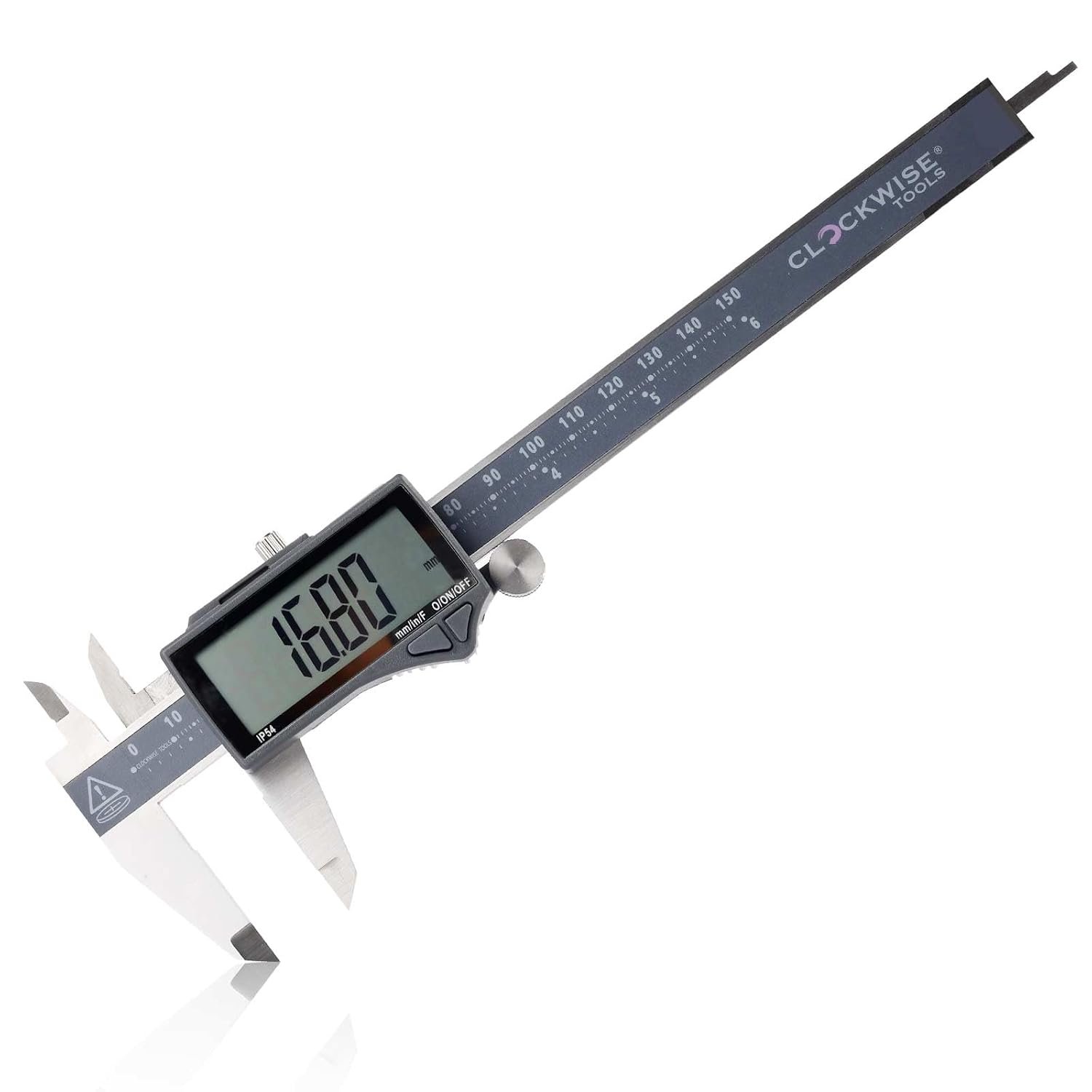 Clockwise Tools DCLR-0605 IP54 digital caliper 6 inch