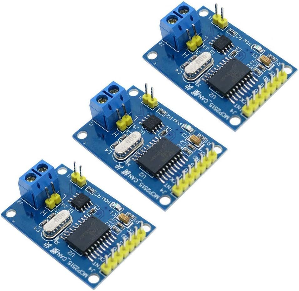 Comidox 3 pack MCP2515 CAN bus modules with TJA1050 transceiver for Arduino, 51 MCU and ARM