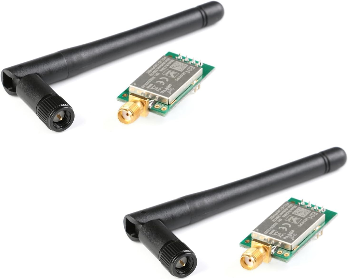 E01-ML01DP5 nRF24L01P+PA+LNA 20dBm shielded 2.4GHz wireless module with antenna