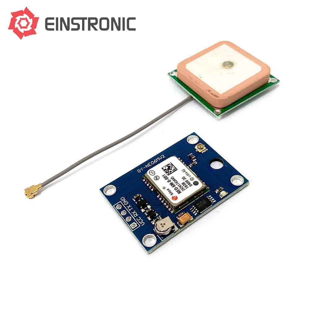 HiLetgo GY-NEO6MV2 u-blox NEO-6M GPS module with ceramic antenna for Arduino and ESP32