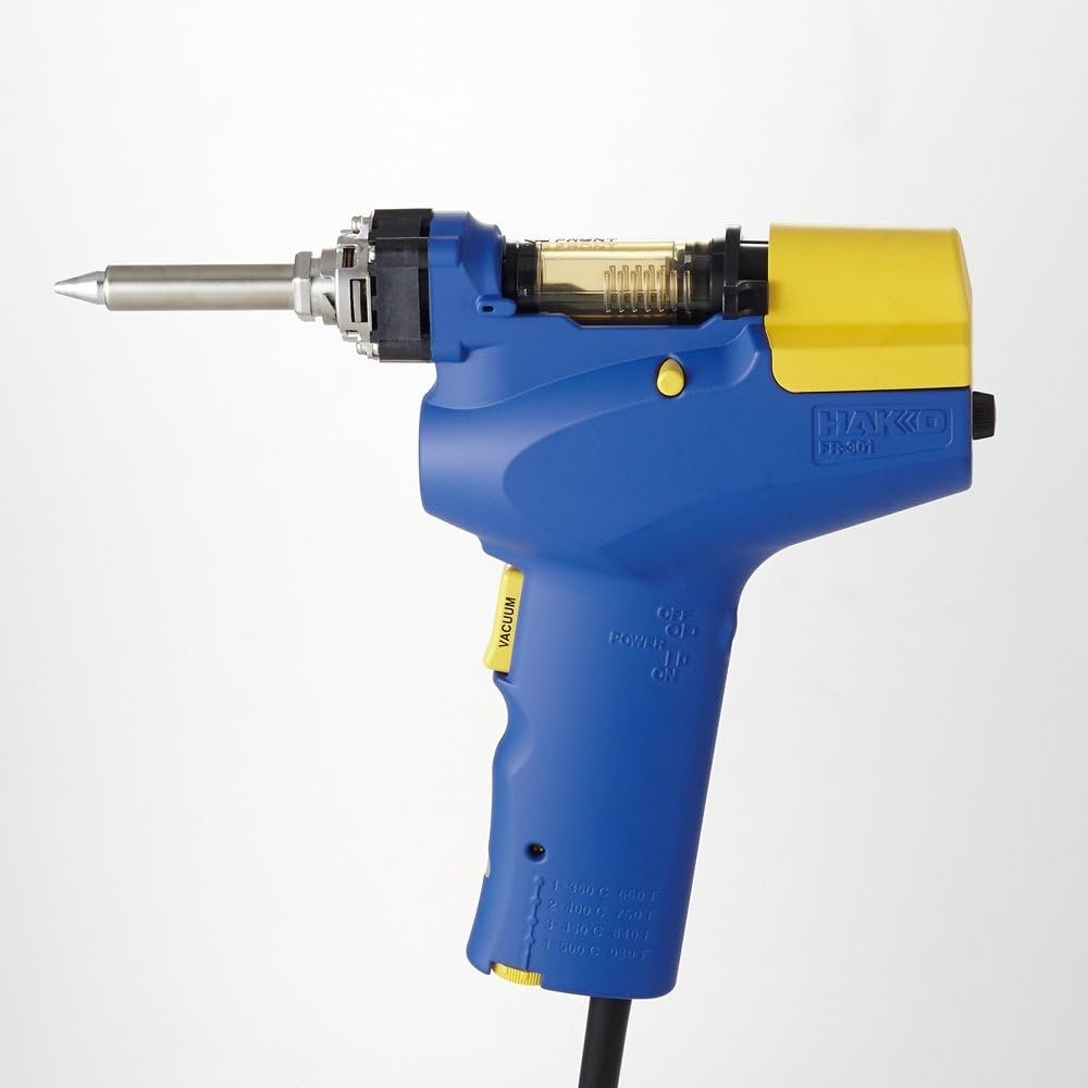 Hakko FR-301 portable desoldering tool with built-in vacuum pump