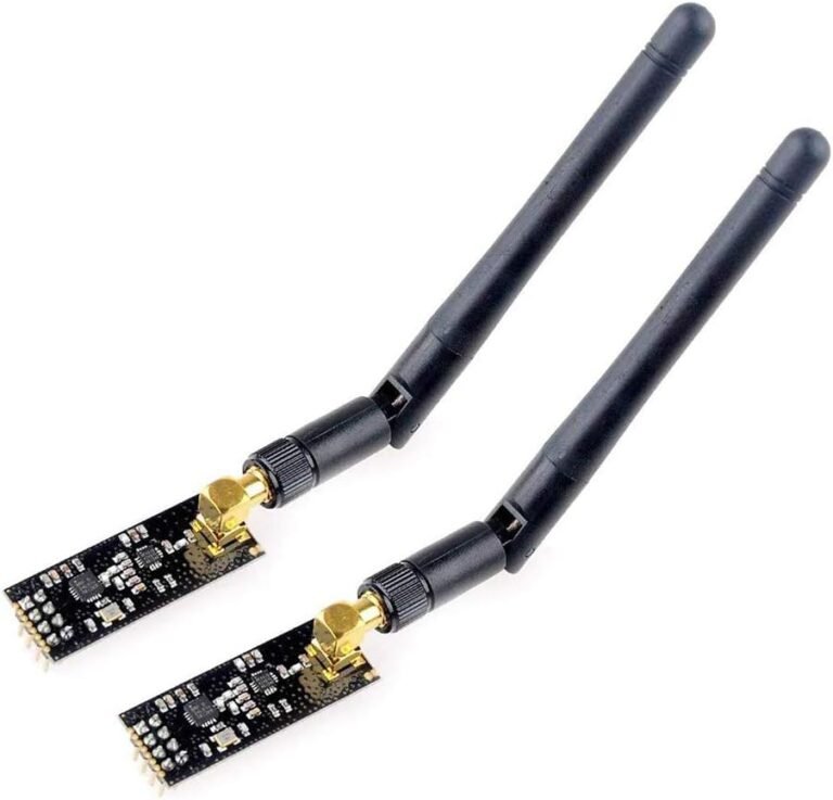 HiLetgo NRF24L01+PA+LNA 2.4GHz wireless transceiver module with SMA antenna