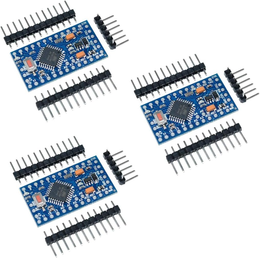 HiLetgo Pro Mini ATmega328P 3.3V 8M clone board 3 pack